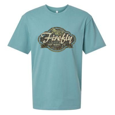 Vintage Firefly Ship Works Distressed Sueded Cloud Jersey T-Shirt