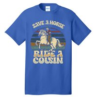 vintage funny sayings Save A Horse Ride A Cousin Tall T-Shirt