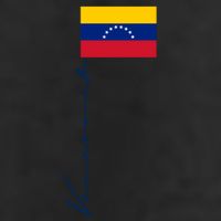 Venezuela Flag Signature Patriotic Pole Flag Cool Gift 7 Panel Mesh Trucker Snapback Hat