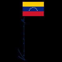 Venezuela Flag Signature Patriotic Pole Flag Cool Gift Cooling Performance Crew T-Shirt