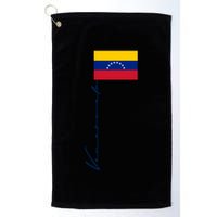 Venezuela Flag Signature Patriotic Pole Flag Cool Gift Golf Towel