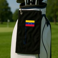 Venezuela Flag Signature Patriotic Pole Flag Cool Gift Golf Towel
