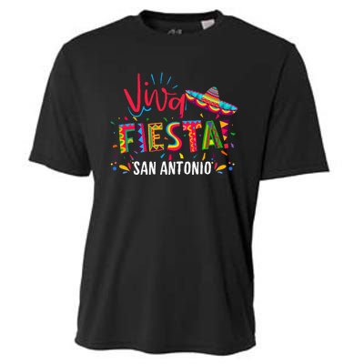 Viva Fiesta San Antonio Cinco De Mayo Sombrero Cooling Performance Crew T-Shirt