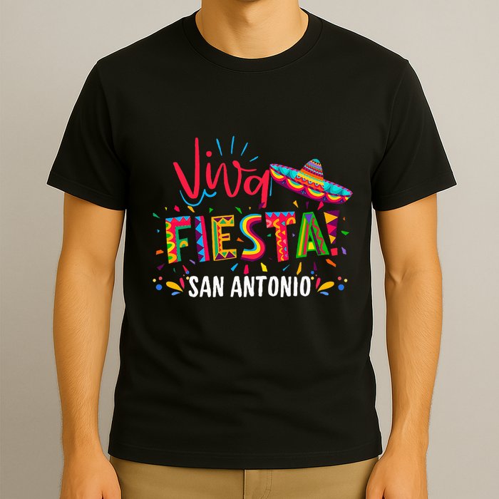 Viva Fiesta San Antonio Cinco De Mayo Sombrero T-Shirt