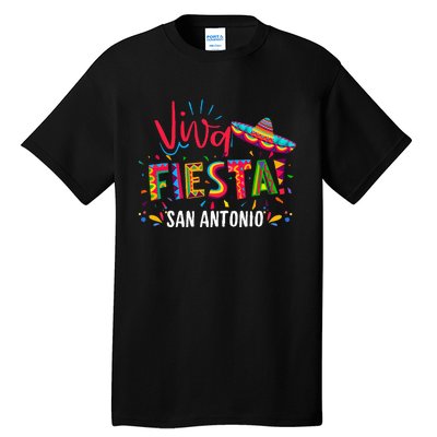 Viva Fiesta San Antonio Cinco De Mayo Sombrero Tall T-Shirt