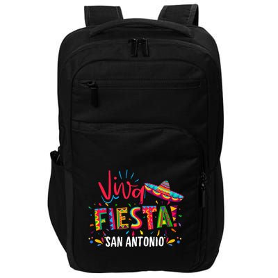 Viva Fiesta San Antonio Cinco De Mayo Sombrero Impact Tech Backpack