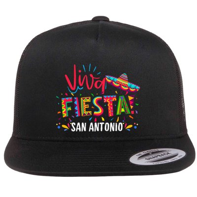 Viva Fiesta San Antonio Cinco De Mayo Sombrero Flatbill Hat
