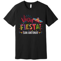 Viva Fiesta San Antonio Cinco De Mayo Sombrero Premium T-Shirt