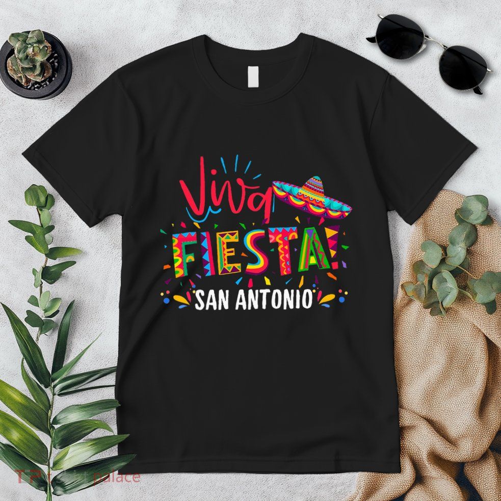 Viva Fiesta San Antonio Cinco De Mayo Sombrero Premium T-Shirt