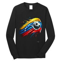 Venezuelan Flag Soccer Long Sleeve Shirt