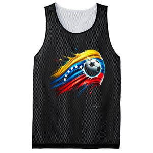 Venezuelan Flag Soccer Mesh Reversible Basketball Jersey Tank