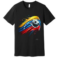 Venezuelan Flag Soccer Premium T-Shirt