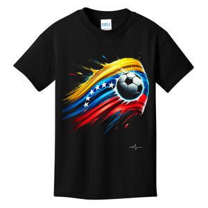 Venezuelan Flag Soccer Kids T-Shirt