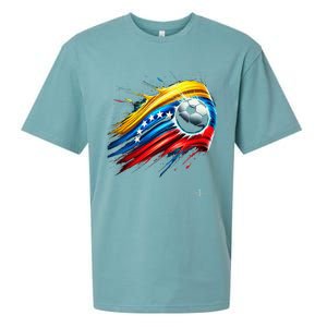 Venezuelan Flag Soccer Sueded Cloud Jersey T-Shirt