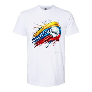 Venezuelan Flag Soccer Softstyle CVC T-Shirt