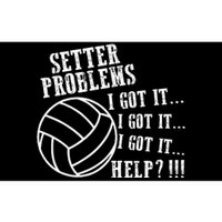 Volleyball Funny Setter Problems Beach Hobby Sport Summer Bumper Sticker