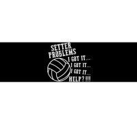 Volleyball Funny Setter Problems Beach Hobby Sport Summer Bumper Sticker