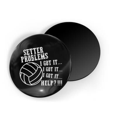 Volleyball Funny Setter Problems Beach Hobby Sport Summer Magnet