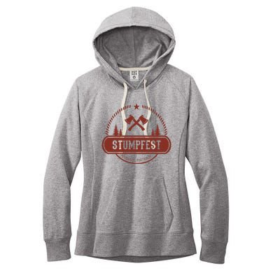 Vintage Funny Stumpfest 2023 Brisbane Get Sweaty Women's Fleece Hoodie