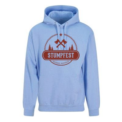 Vintage Funny Stumpfest 2023 Brisbane Get Sweaty Unisex Surf Hoodie