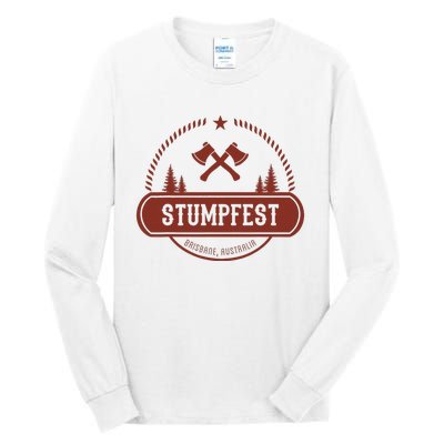 Vintage Funny Stumpfest 2023 Brisbane Get Sweaty Tall Long Sleeve T-Shirt