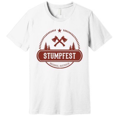 Vintage Funny Stumpfest 2023 Brisbane Get Sweaty Premium T-Shirt