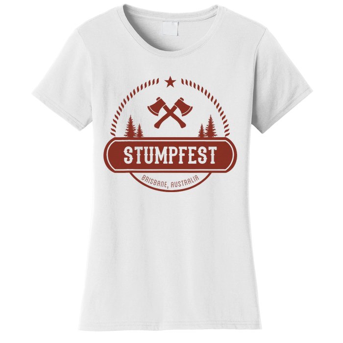 Vintage Funny Stumpfest 2023 Brisbane Get Sweaty Women's T-Shirt