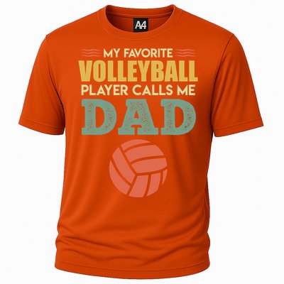 Volleyball Father Saying Volleyballer Gift Cooling Performance Crew T-Shirt