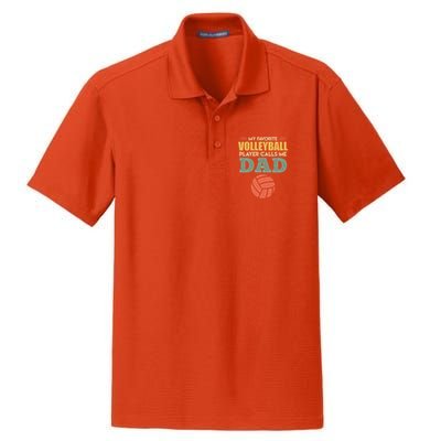 Volleyball Father Saying Volleyballer Gift Dry Zone Grid Polo