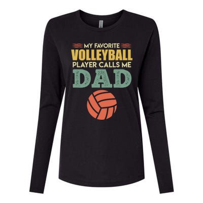 Volleyball Father Saying Volleyballer Gift Womens Cotton Relaxed Long Sleeve T-Shirt