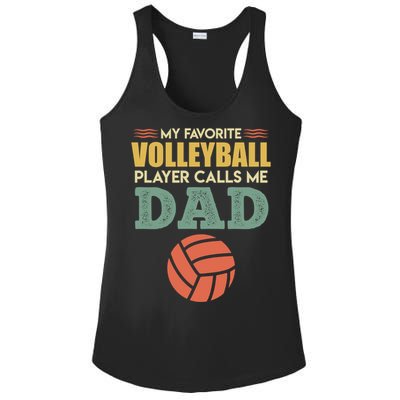 Volleyball Father Saying Volleyballer Gift Ladies PosiCharge Competitor Racerback Tank