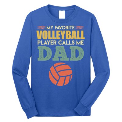 Volleyball Father Saying Volleyballer Gift Long Sleeve Shirt