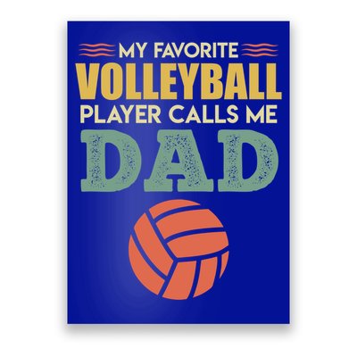 Volleyball Father Saying Volleyballer Gift Poster