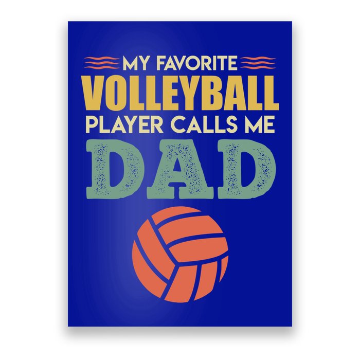 Volleyball Father Saying Volleyballer Gift Poster