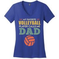 Volleyball Father Saying Volleyballer Gift Women's V-Neck T-Shirt