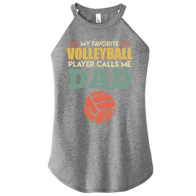 Volleyball Father Saying Volleyballer Gift Women's Perfect Tri Rocker Tank