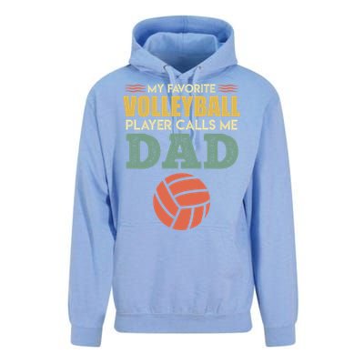 Volleyball Father Saying Volleyballer Gift Unisex Surf Hoodie