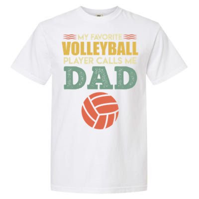 Volleyball Father Saying Volleyballer Gift Garment-Dyed Heavyweight T-Shirt