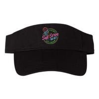 Volleyball Funny Soft Serve Saying Valucap Bio-Washed Visor