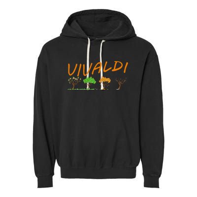 Vivaldi Four Seasons Classic Musical Gift Garment-Dyed Fleece Hoodie