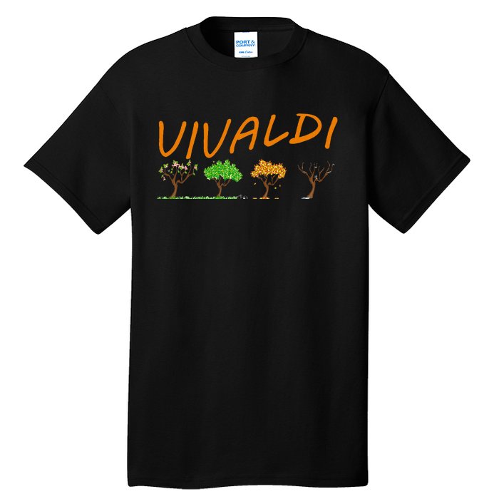 Vivaldi Four Seasons Classic Musical Gift Tall T-Shirt