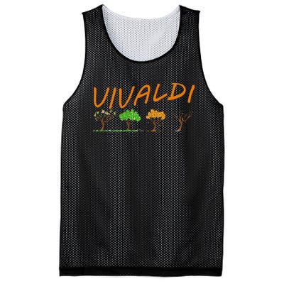 Vivaldi Four Seasons Classic Musical Gift Mesh Reversible Basketball Jersey Tank