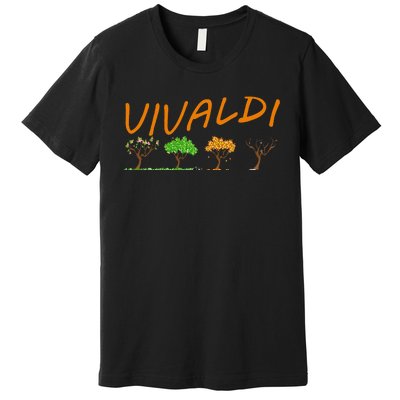 Vivaldi Four Seasons Classic Musical Gift Premium T-Shirt