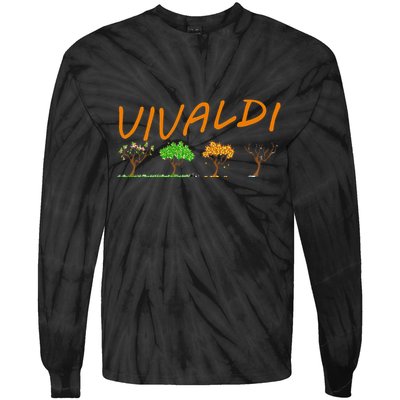 Vivaldi Four Seasons Classic Musical Gift Tie-Dye Long Sleeve Shirt