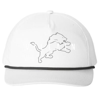 Villain Football Sports Fan Snapback Five-Panel Rope Hat