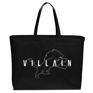 Villain Football Sports Fan Cotton Canvas Jumbo Tote