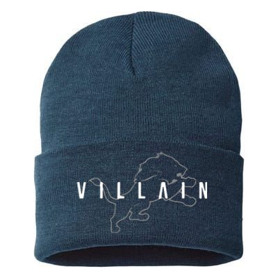 Villain Football Sports Fan Sustainable Knit Beanie