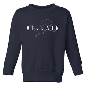 Villain Football Sports Fan Toddler Sweatshirt