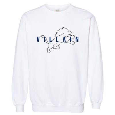 Villain Football Sports Fan Garment-Dyed Sweatshirt