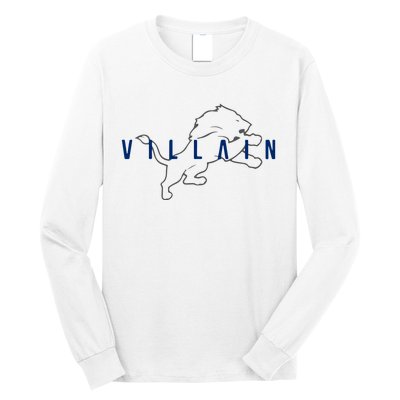 Villain Football Sports Fan Long Sleeve Shirt